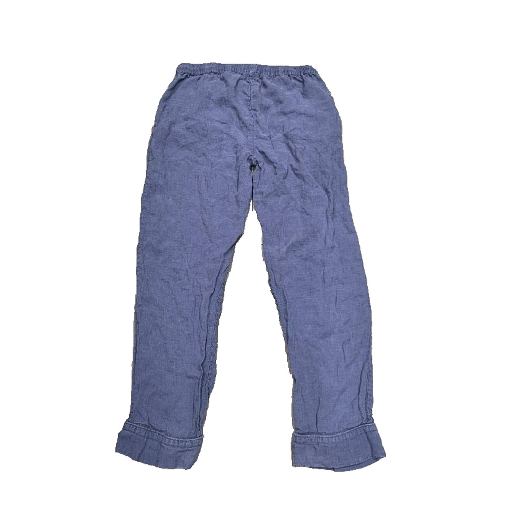 Serena and Lily Positano Linen Sleep pants Blue Medium A006442 - Picture 9 of 10